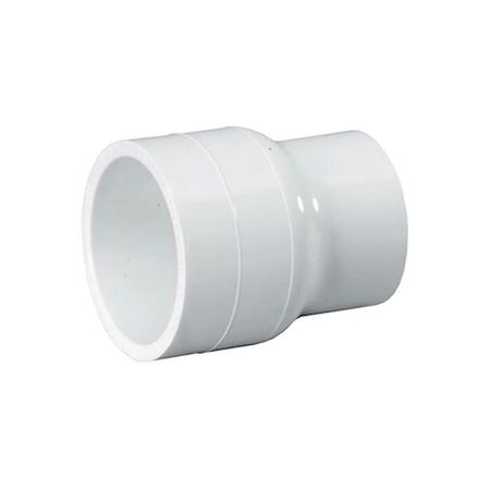 WATERWAY PLASTICS 1 RB x 0.75 S in. Ribbed Barb Adapter PVC Fitting 425-1010